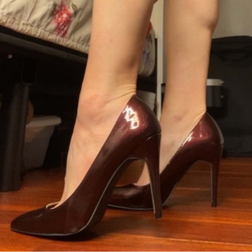 Primark Deep Red Heels - Picture 3 of 5